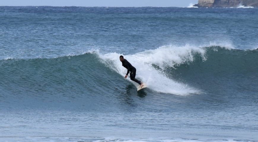 Surfing Crete