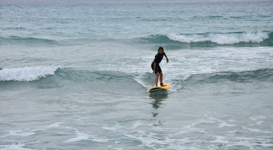 Surf lessons in Crete