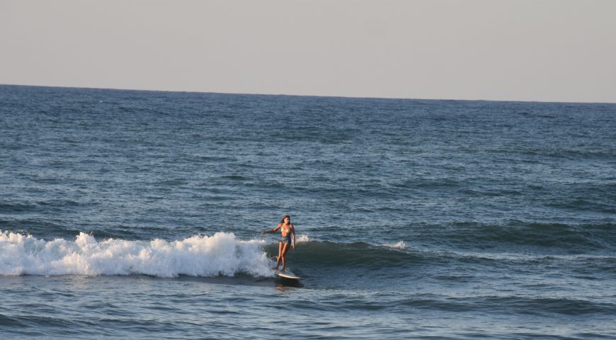 surfing Chania